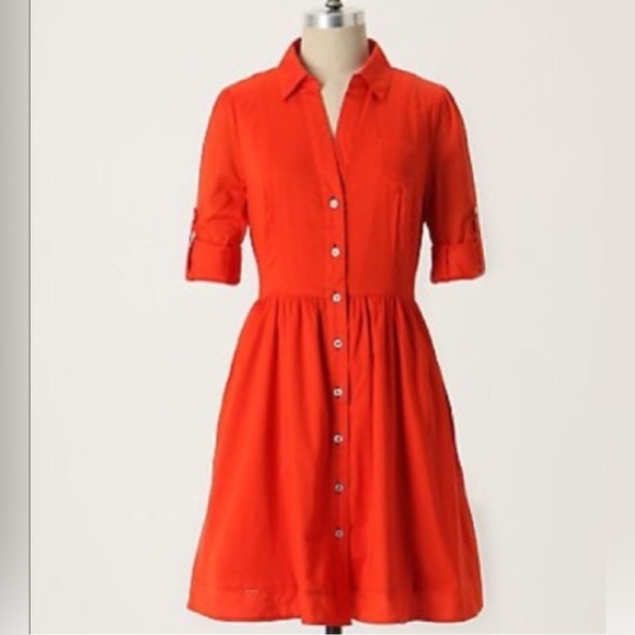 Moulinette Soeurs Dresses & Skirts - Moulinette Soeurs Anthropologie‎ Shirt Dress Size 0
